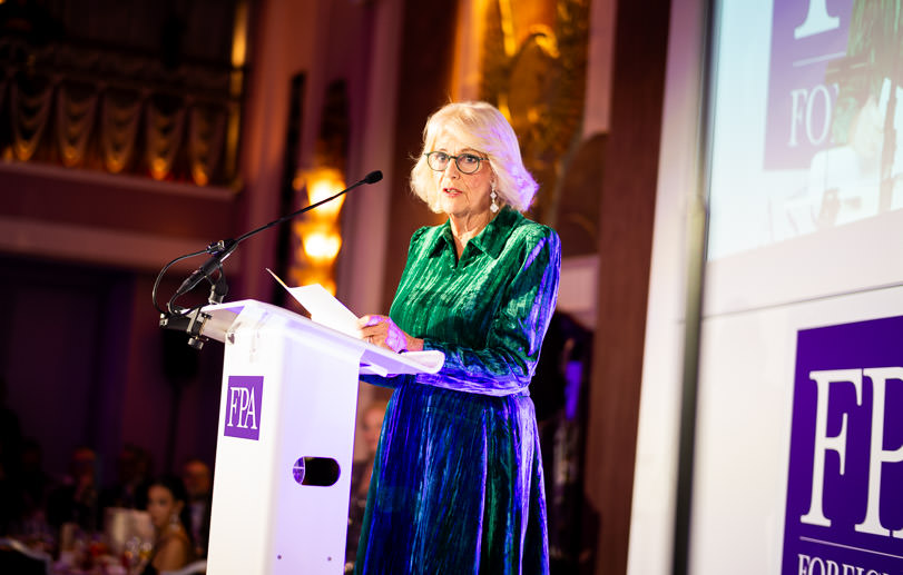 Her Majesty The Queen Photographed at FPA Awards Night in London