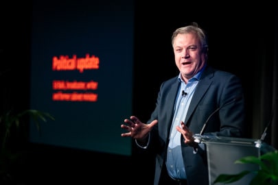 Event Photography of Ed Balls at Science Museum London
